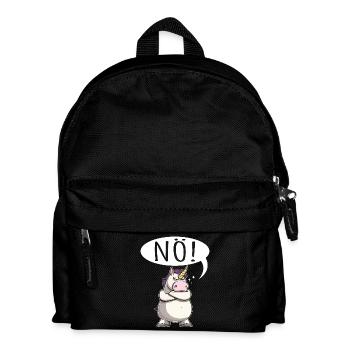 Unicorn Nope chubby - Kids' Backpack - black - Front