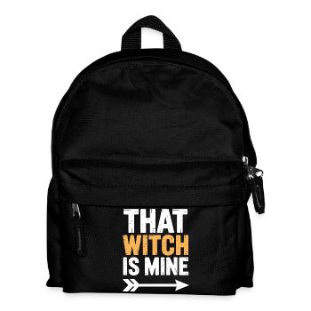 That witch is mine Halloween - Kids' Backpack - black - Front