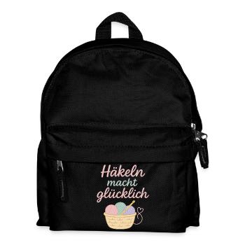 Le crochet rend heureux - Sac à dos Enfant - noir - Devant