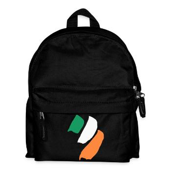 Irland Flagge  - Kinder Rucksack - Schwarz - Vorne