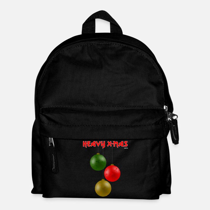 HEAVY X-MAS, traditionell - Kinder Rucksack - Schwarz