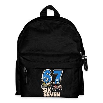 67 Six Seven meme Cycling - Italian Lust - Kids' Backpack - black - Front