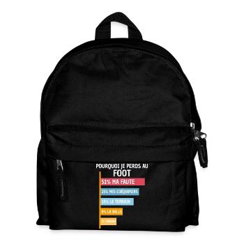 Why I Lose at Football Player Soccer - Kids' Backpack - black - Front