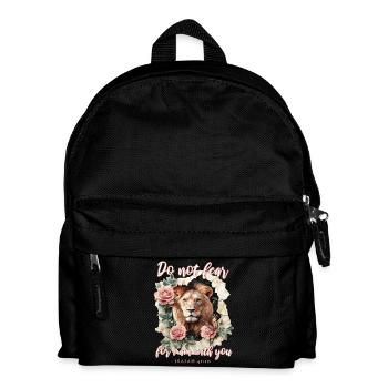 Bibelvers Christlich Löwe - Kinder Rucksack - Schwarz - Vorne