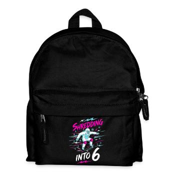 Shredding Into 6 Yeti Skater - Kids' Backpack - black - Front