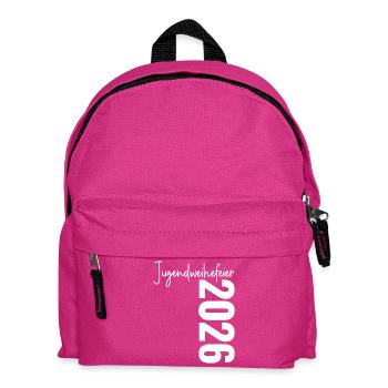 Jugendweihefeier 2026 - Kinder Rucksack - Fuchsia - Vorne