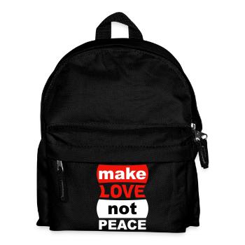 make love not peace - Kids' Backpack - black - Front