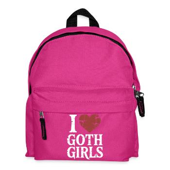 I Heart Goth Girls - Kids' Backpack - fuchsia - Front