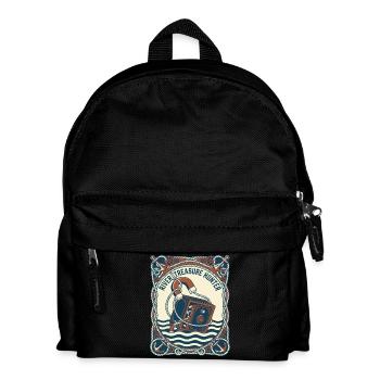 Pêche à Poissons Magnétique Rivière Chasseur de Trésors - Sac à dos Enfant - noir - Devant
