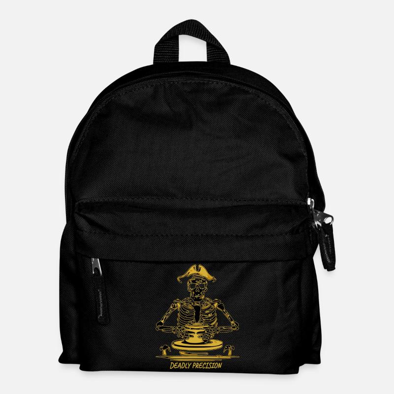 Deadly Precision - Royal Gold Edition - Kids' Backpack - black