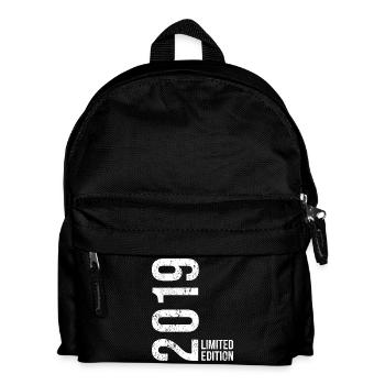 Vintage 2019 Limited Edition – 7. Geburtstag - Kinder Rucksack - Schwarz - Vorne