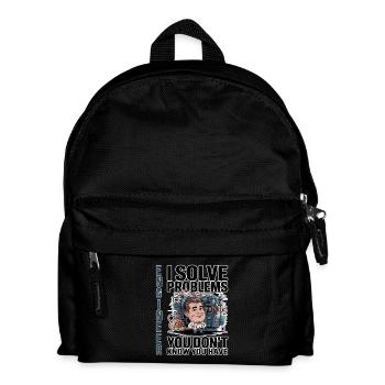 Engineer - For dark background - Kids' Backpack - black - Front
