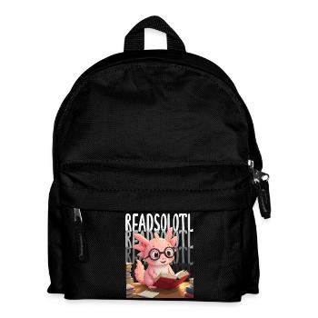 Cute Axolotl Kawaii Axolotl Lover - Kids' Backpack - black - Front