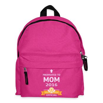 Beförderung zur Mutter 2016 - Kinder Rucksack - Fuchsia - Vorne