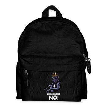 Before You Ask Cane Corso Cane Corsos Corso halter - Kids' Backpack - black - Front