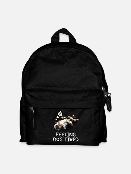 Feeling Dog Tired Australian Shepherd Aussiehalter - Kinder Rucksack - Schwarz