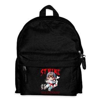 Chibi Karate Hero Strike - Kids' Backpack - black - Front