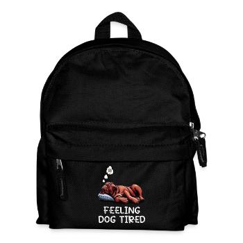 Feeling Dog Tired Bordeaux Mastiff Bordeaux - Kids' Backpack - black - Front