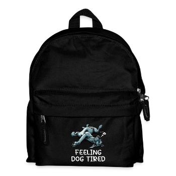 Se sentir fatigué Dogue Allemand Dogue Grand Dogue Chien - Sac à dos Enfant - noir - Devant
