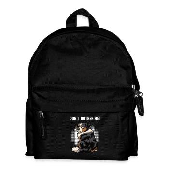 Ne m’embêtez pas, Berger australien Australien, Australiens - Sac à dos Enfant - noir - Devant