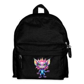 Fantasy Rainbow Creature - Kids' Backpack - black - Front