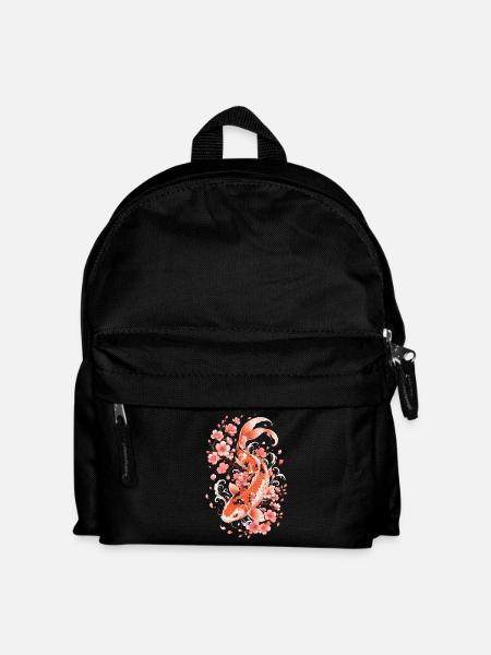 Koi Sakura Flow - Kids' Backpack - black