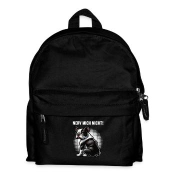 Nerv Mich Nicht Boston Terrier Boston terrier hund - Kinder Rucksack - Schwarz - Vorne