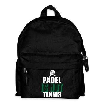 Padel_Is_Not_Tennis - Kids' Backpack - black - Front