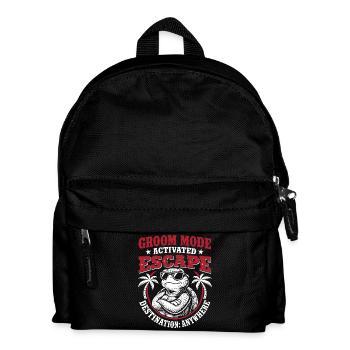 Groom Fashion Escape Bachelor Party - Kids' Backpack - black - Front
