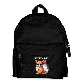 Nerv Mich Nicht Chihuahua Chihuahuabesitzer Chi - Kinder Rucksack - Schwarz - Vorne