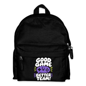 Bon jeu Meilleure équipe - Sac à dos Enfant - noir - Devant
