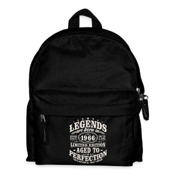 1966 Jahrgang Vintage Geburtstag Geschenk Retro - Kinder Rucksack - Schwarz - Vorne