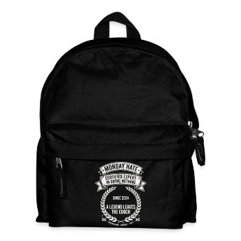 Monday Hate Certified Expert - Kids' Backpack - black - Front
