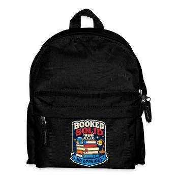 Booked Solid – No available dates - Kids' Backpack - black - Front