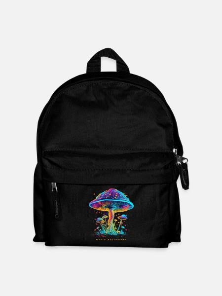 MAGIC MUSHROOM - Kinder Rucksack - Schwarz