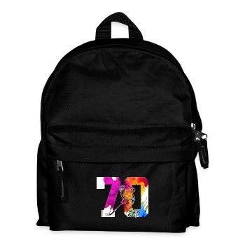 NUMBER 70 HOCKEY 70TH BIRTHDAY - Kids' Backpack - black - Front