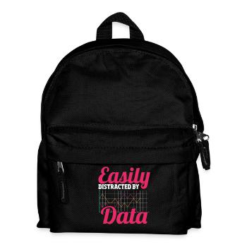 Analyst Datenerfassung Dateningenieur Daten - Kinder Rucksack - Schwarz - Vorne