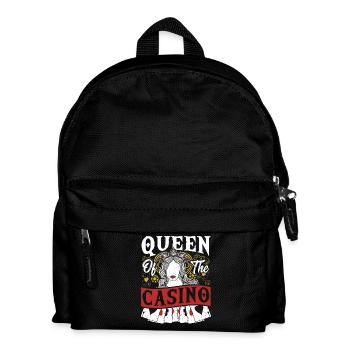 Jackpot Gambling Casino Theme Party - Kinder Rucksack - Schwarz - Vorne