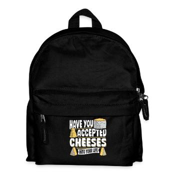 Parmesan Gouda Included Cheese In Her Life - Kids' Backpack - black - Front
