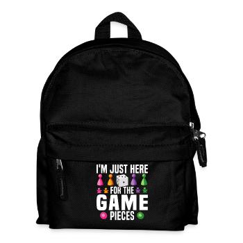 Game Enthusiasts Play Board Game Humor Jokes - Kids' Backpack - black - Front
