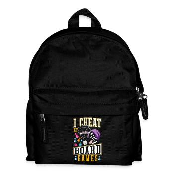 Play Dirty Game Night I Cheat at Board Games - Kids' Backpack - black - Front