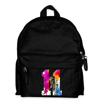 NUMBER 11 HOCKEY 11TH BIRTHDAY - Kids' Backpack - black - Front