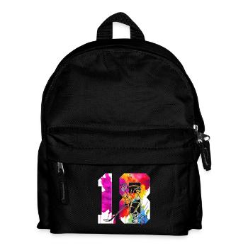NUMBER 18 HOCKEY 18TH BIRTHDAY - Kids' Backpack - black - Front