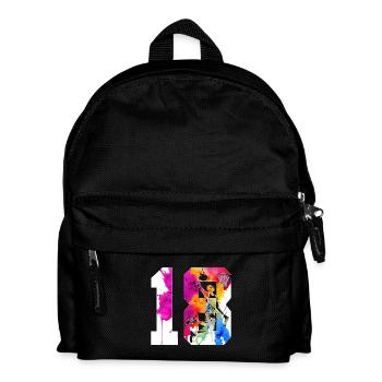 18TH BIRTHDAY BASKETBALL NUMBER 18 - Kids' Backpack - black - Front