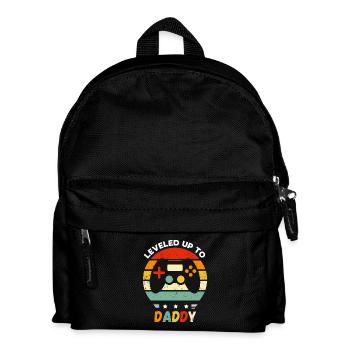 Father's Day Dad Daddy Console Game Retro Computer - Kids' Backpack - black - Front