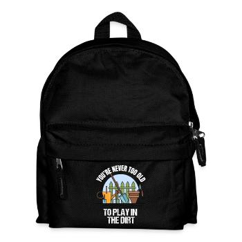 Garden Gardener Gardener Raised Bed Flowers Plants - Kids' Backpack - black - Front