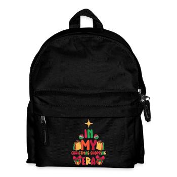 Le dicton de Noël à l’époque de mes achats de Noël - Sac à dos Enfant - noir - Devant