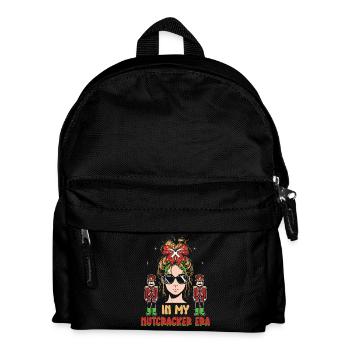 Christmas Xmas Saying In My Nutcracker Era - Kids' Backpack - black - Front