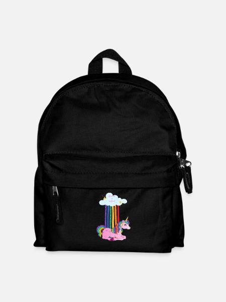 Unicorn Unicorn is magical - Kids' Backpack - black