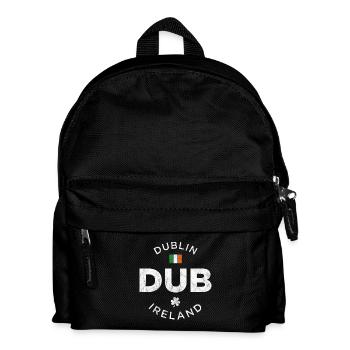 DUB, Dublin, Irland - Kinder Rucksack - Schwarz - Vorne